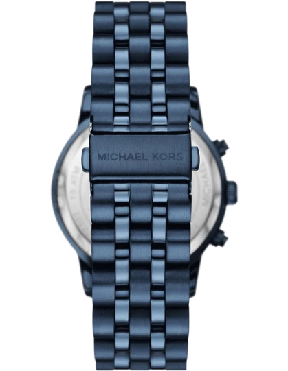 MICHAEL KORS Oversized Hutton Navy-Tone Watch - Kamal Watch Company