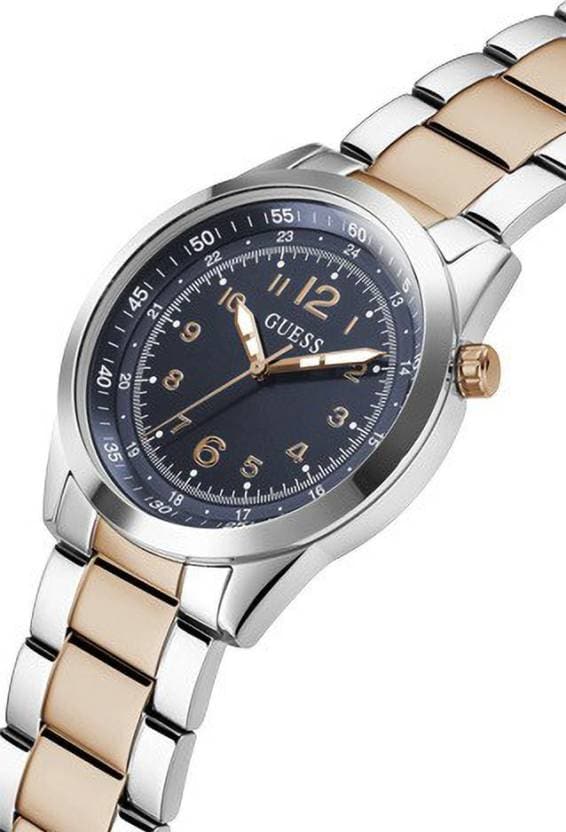 Guess Mens 22 mm Max Navy Dial Stainless Steel Analog Watch - GW0493G3 - Kamal Watch Company