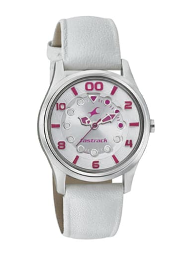 Fastrack Silver Dial Analog Women Watch - Kamal Watch Company