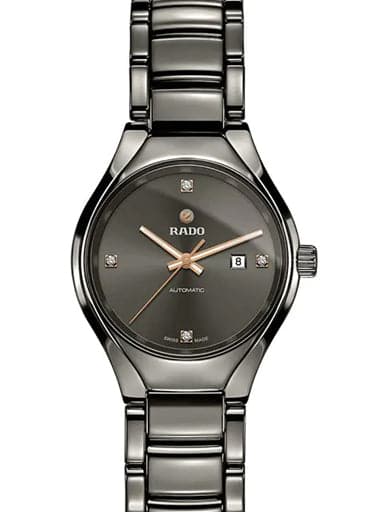 Rado True Automatic Diamonds Grey Dial Women's Watch - Kamal Watch Company