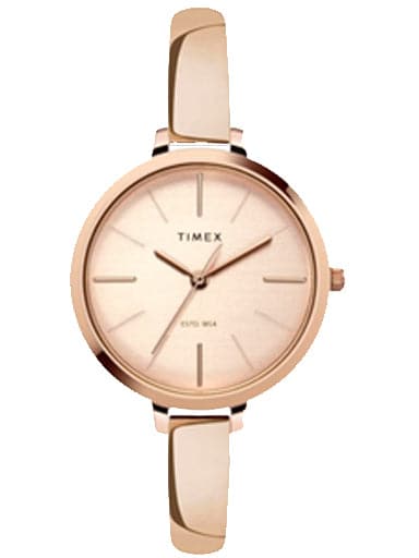 Timex Fashion Rose Gold Dial Women Watch TWEL12803 - Kamal Watch Company