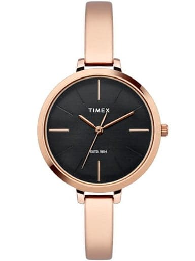 Timex Fashion Black Dial Women Watch Twel12805