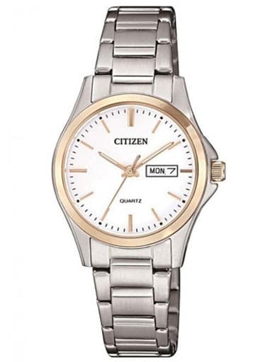 Citizen Quartz White Dial EQ0596-87A Women's Watch - Kamal Watch Company