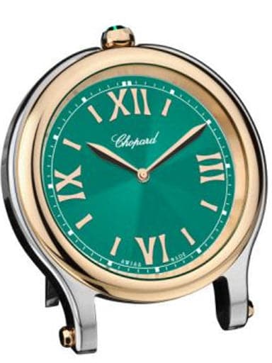 Chopard Happy Sport Stainless Steel Table Clock - Kamal Watch Company