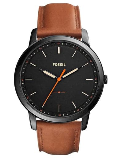 Fossil The Minimalist Slim Three-Hand Light Brown Leather Watch