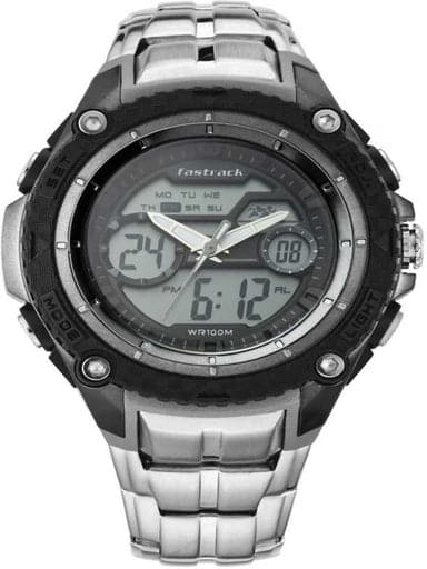 Fastrack Deuix Machina Black Dial Watch
