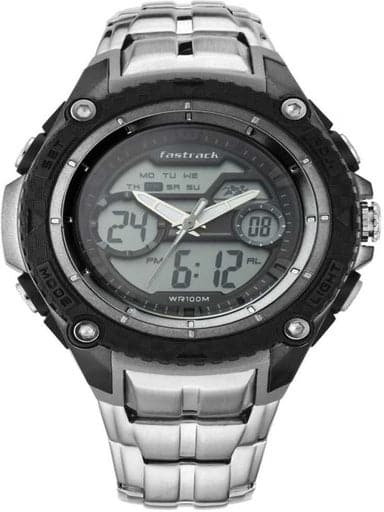 Fastrack Deuix Machina Black Dial Watch - Kamal Watch Company