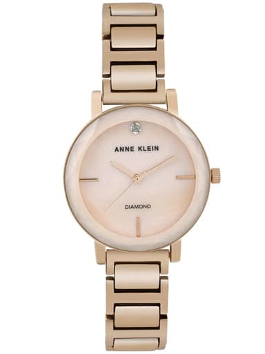 Anne Klein Round Analog Blush Ladies Watch - Kamal Watch Company