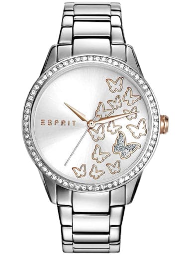 ESPRIT Silver Dial Stainless Steel Strap Women's Watch ES109082005 - Kamal Watch Company
