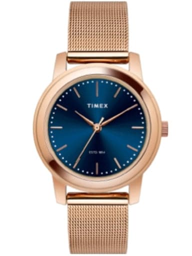 Timex Fashion Blue Dial Womens Watch Tw000W112