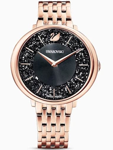 Swarovski Round Black Dial Women's Watch - Kamal Watch Company