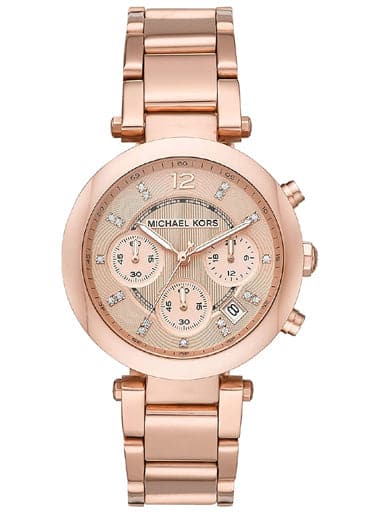 Michael Kors Sport Analog Rose Gold Dial Women'S Watch Mk5277I