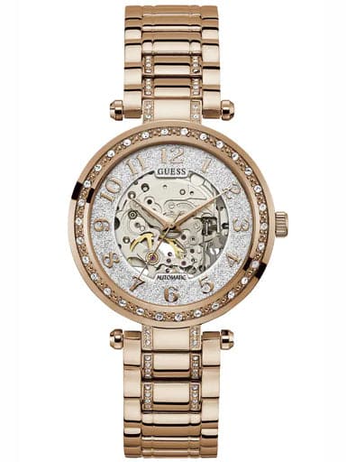 Womens White Dial Stainless Steel Analogue Watch - Kamal Watch Company
