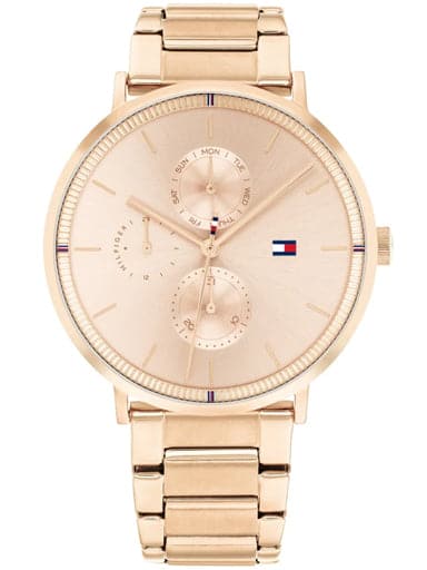 Tommy Hilfiger Carnation Gold Dial Multifunction Watch
