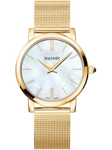Balmain Elegance Chic M White Mop Dial Women Watch - Kamal Watch Company