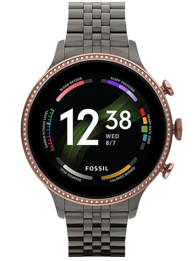 Fossil Gen 6 Smartwatch Gunmetal Stainless Steel - Kamal Watch Company
