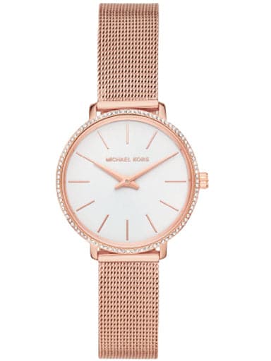 Michael Kors Pyper Two-Hand Rose Gold-Tone Stainless Steel Watch Mk4588