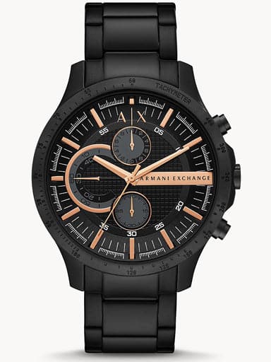 Armani Exchange Chronograph Black Stainless Steel Watch AX2429I - Kamal Watch Company