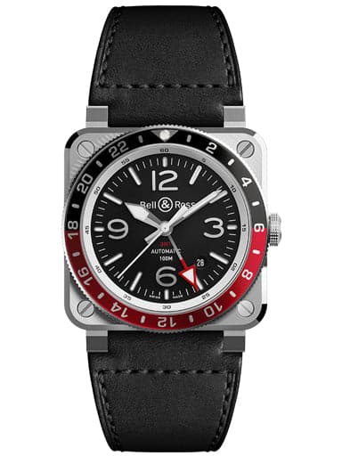 Bell & Ross NEW BR 03-93 GMT BR0393-BL-ST/SCA - Kamal Watch Company