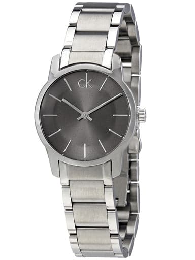 CALVIN KLEIN City Grey Dial Ladies Steel K2G23161 - Kamal Watch Company