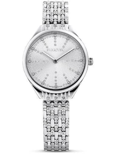 Swarovski Attract watch Metal bracelet, White, Stainless steel 5610490 - Kamal Watch Company