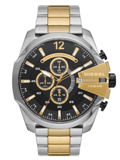 Diesel Mega Chief Chronograph Stainless Steel Watch DZ4581 - Kamal Watch Company