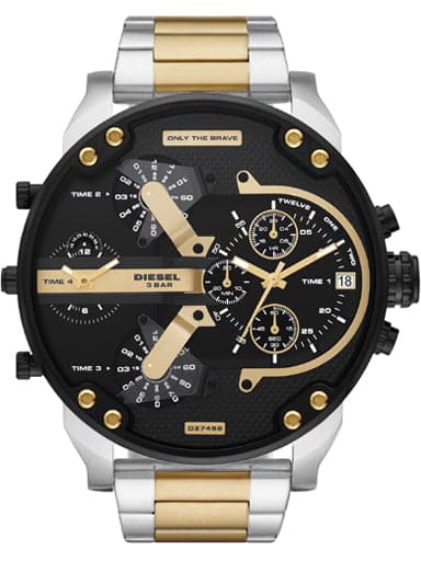 Diesel Mr. Daddy 2.0 Chronograph Two-Tone Stainless Steel Watch DZ7459I - Kamal Watch Company