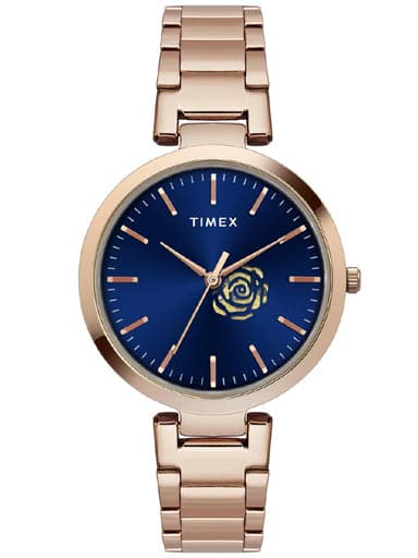 Timex Analog Blue Dial Women'S Watch Tw000X2291
