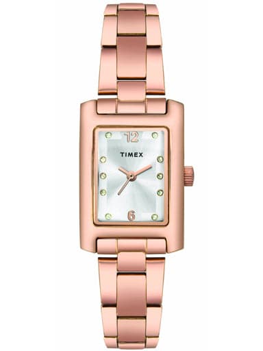 TIMEX ANALOG SILVER DIAL WOMEN'S WATCH TWTL10602 - Kamal Watch Company
