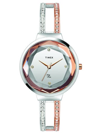 TIMEX ANALOG SILVER DIAL WOMEN'S WATCH TWEL13400 - Kamal Watch Company