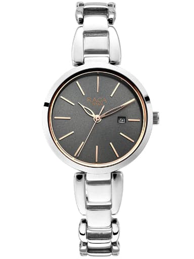 TITAN Raga Viva Gun Dial Metal Strap Watch NP2642SM01 - Kamal Watch Company