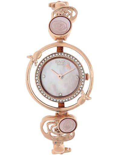 Titan Raga Aurora Analog Pink Dial Women's Watch NN95047WM01 - Kamal Watch Company