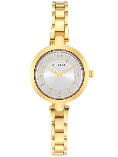 TITAN Lagan Silver Dial Metal Strap Watch 2598YM04 - Kamal Watch Company
