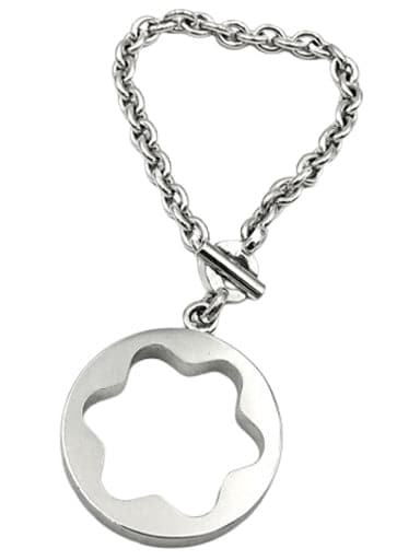 Montblanc Silver Collection key ring MB8697 - Kamal Watch Company