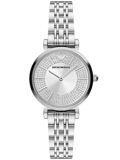 Emporio Armani Two-Hand Stainless Steel Watch Ar11445I