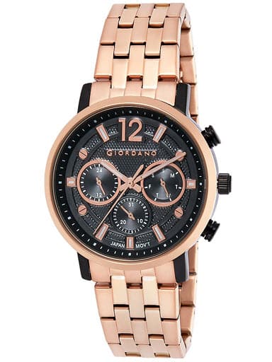 Giordano Multifunctional Black Dial Men'S Watch 1933-33