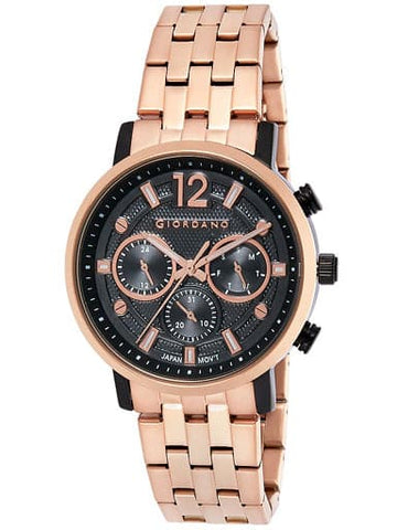 Giordano Multifunctional Black Dial Men's Watch 1933-33 - Kamal Watch Company