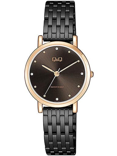 Q&Q Analog Black Dial Women's Watch QA21J442Y - Kamal Watch Company