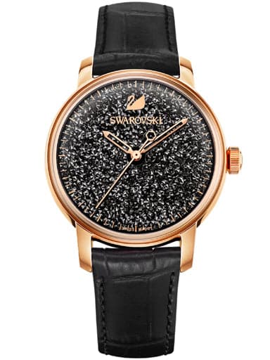 SWAROVSKI Crystalline Hours Watch Black 5218902 - Kamal Watch Company