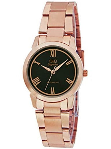 Q&Q Analog Black Dial Women's Watch S359-007NY - Kamal Watch Company