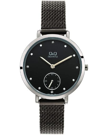 Q&Q Analog Black Dial Women's Watch QA97J402Y - Kamal Watch Company