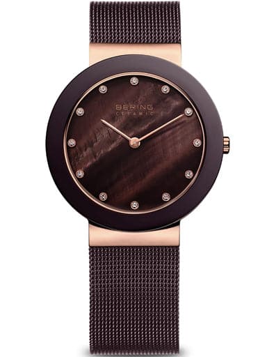 BERING Ceramic | polished rose gold | 11435-262 - Kamal Watch Company