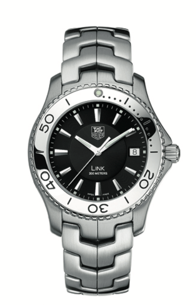 Tag heuer hot sale link black dial
