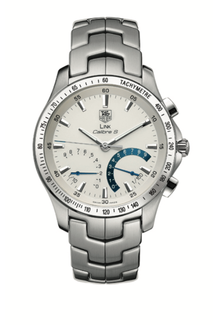 TAG Heuer Men's Link Calibre S Chronograph Silver Dial Watch - Kamal Watch Company