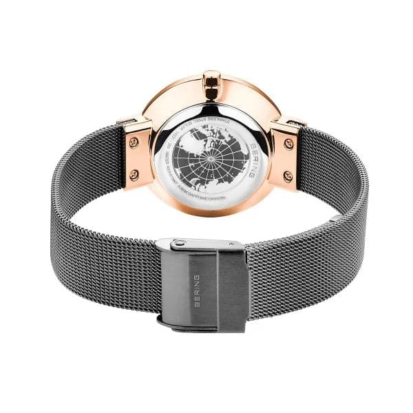 BERING Solar | polished/brushed rose gold | 14331-369 - Kamal Watch Company
