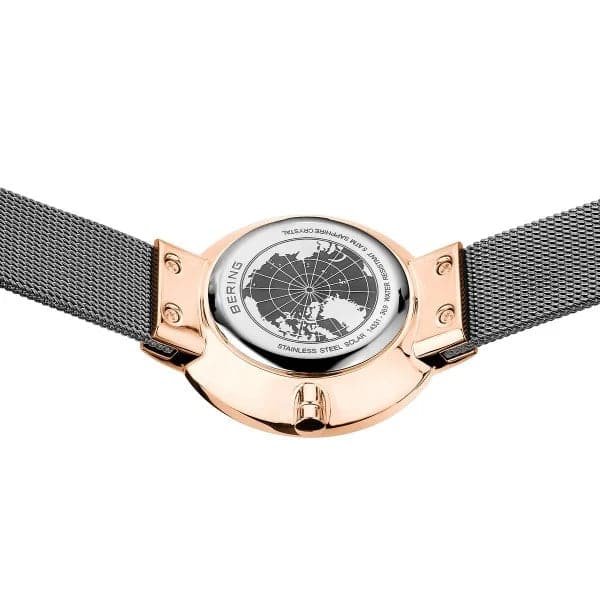 BERING Solar | polished/brushed rose gold | 14331-369 - Kamal Watch Company