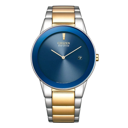 CITIZEN ECO-DRIVE GENTS WATCH BLUE DIAL - AU1064-85L - Kamal Watch Company