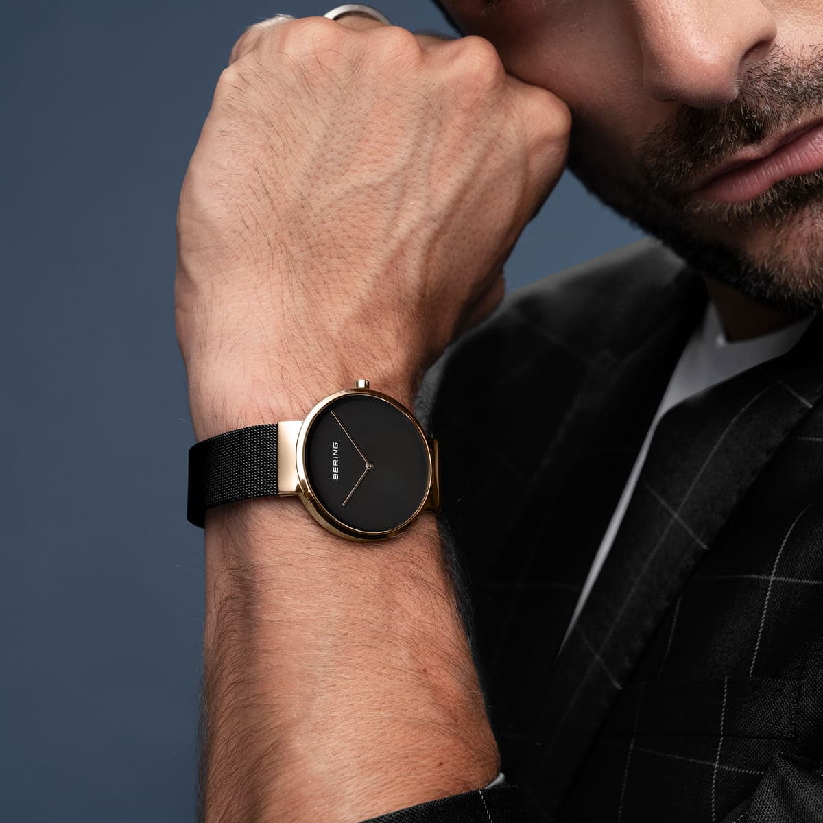 BERING Classic | polished/brushed rose gold | 14539-166 - Kamal Watch Company