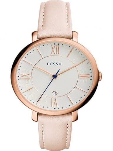 Fossil Jacqueline White Dial Ladies Watch - Kamal Watch Company
