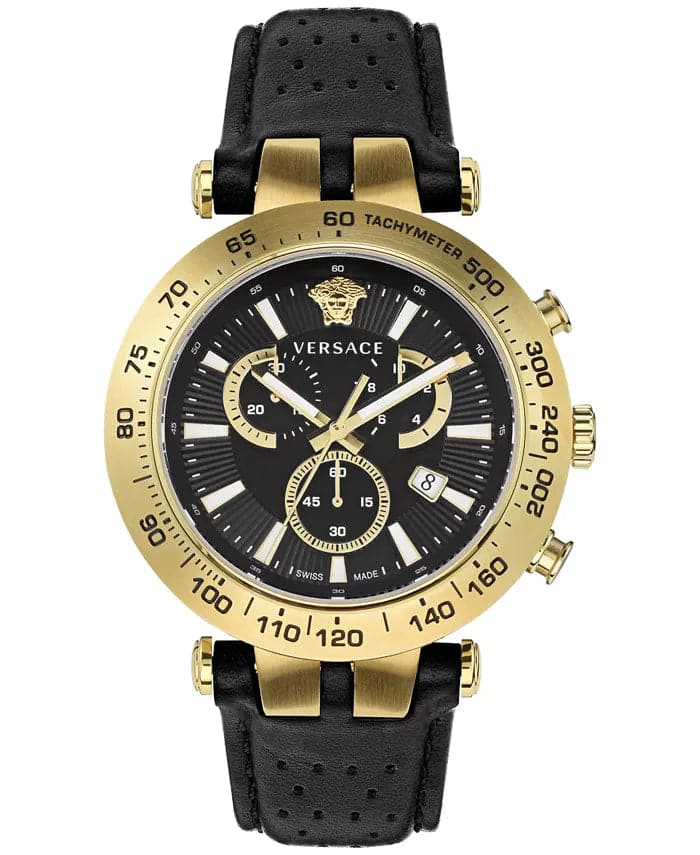 Versace Sport Tech Collection Luxury Mens Watch Timepiece